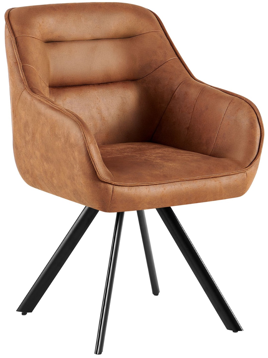 Stoel Pettuli Vintage, lichtbruin