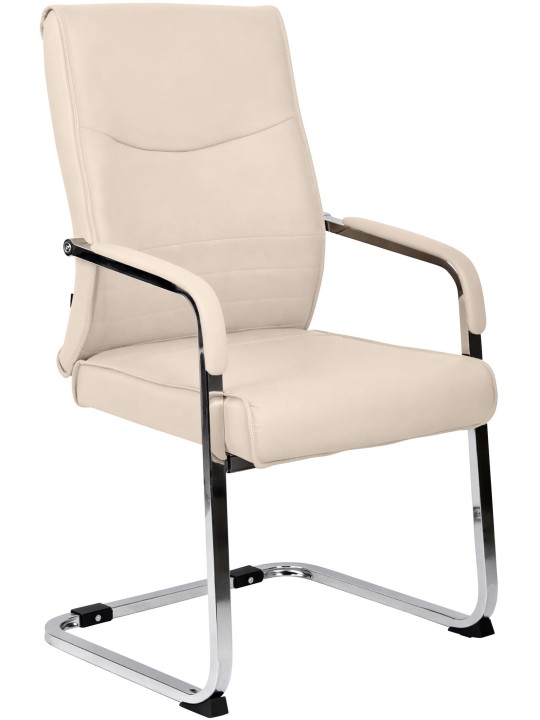 Bezoekersstoel Hobart, crème Bezoekersstoel Hobart, crème