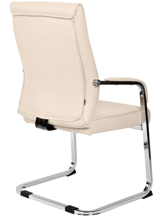 Set van 2 bezoekersstoelen Hobart, crème