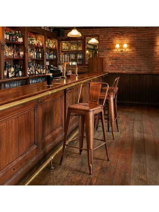 Barkruk Mason, koper