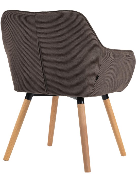 Eetkamerstoel Vienna Cord natura, bruin Eetkamerstoel Vienna Cord natura, bruin