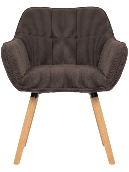 Eetkamerstoel Vienna Cord natura, bruin Eetkamerstoel Vienna Cord natura, bruin