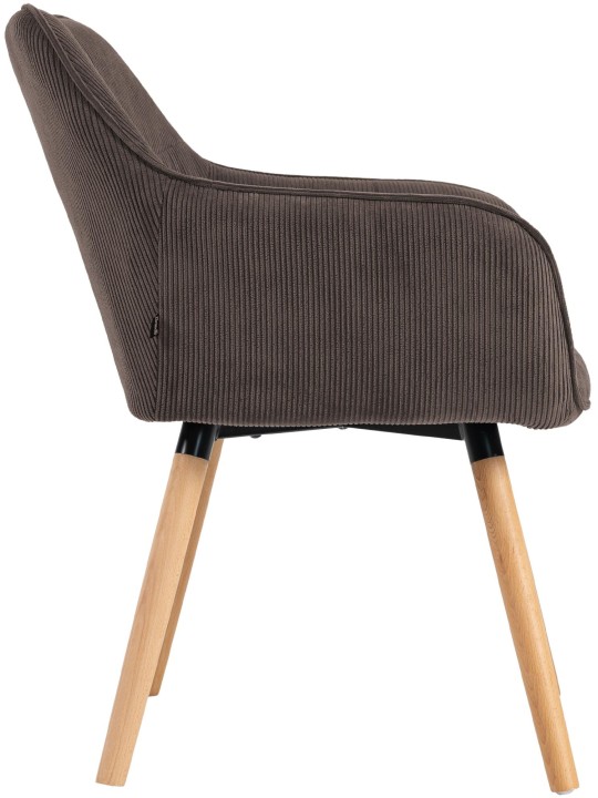 Eetkamerstoel Vienna Cord natura, bruin Eetkamerstoel Vienna Cord natura, bruin