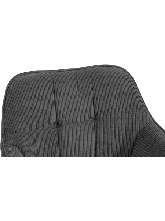 Vienna Cord eetkamerstoel, donkergrijs Vienna Cord eetkamerstoel, donkergrijs