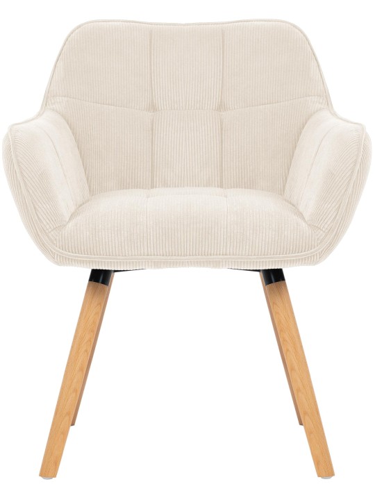 Eetkamerstoel Vienna Cord natura, crème Eetkamerstoel Vienna Cord natura, crème