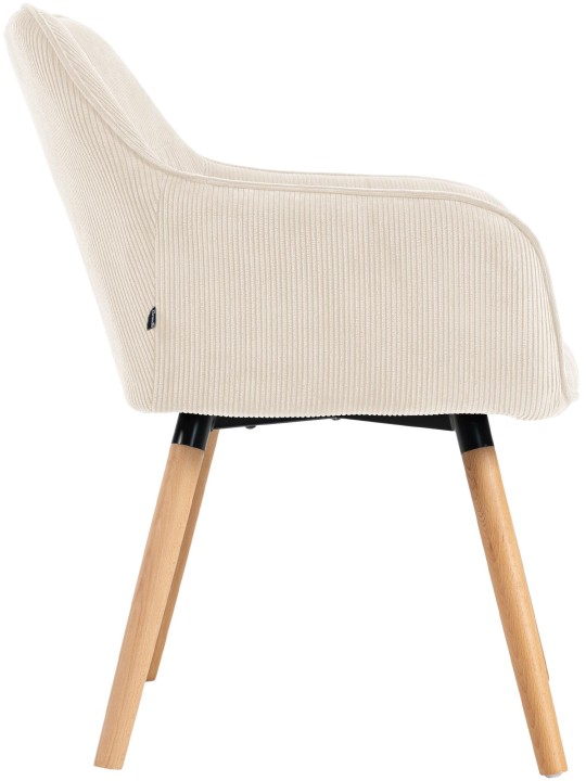 Eetkamerstoel Vienna Cord natura, crème Eetkamerstoel Vienna Cord natura, crème